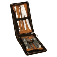 Laser engraved leatherette nail clipper set.... from ASI 92531 Unique Custom...