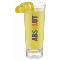 3 oz. Styrene tall Plastic Shot Glass with full color imprint... from ASI...