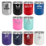 PC 10 oz. Black Vacuum Insulated Ringneck Tumbler w/ Lid