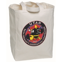 Grocery Tote bag made of natural canvas with self handles.... from ASI 66230...