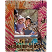 5" x 7" printed burlap picture frame.... from ASI 92531 Unique Custom...