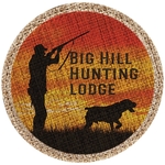 4" Round Sublimatable Burlap Coaster