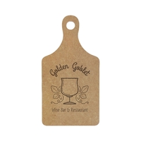 13 1/2" x 7" Eco Paddle Shaped Cutting Board