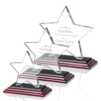 Sudbury Star Award features a beautifully beveled Starfire Star mounted on......
