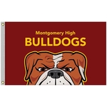 2.5' x 4' Promotional Polyester Single Reverse Flag