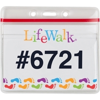 Vinyl pouch with 2 holes, 1 slit and top load with... from ASI 54100 Fields...