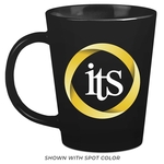12 Oz. Short Latte Mug with C Shape Handle