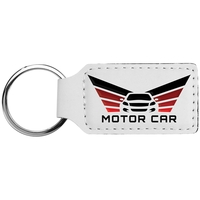 1.25" x 2.75" custom printed rectangle fabric keychain.... from ASI 92531...