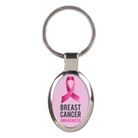 1.18" x 1.625" custom printed oval metal keychain.... from ASI 92531 Unique...