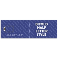 Bifold (8.5+8.5)" x 5.5" Paper Webkey