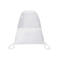 Mesh Back Pack with Zipper