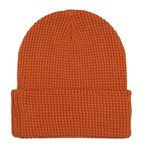Waffle Knit 12" Cuff Beanie