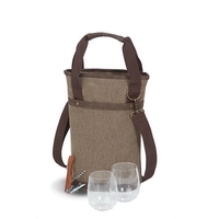 Omega Single Bottle Bag Brown