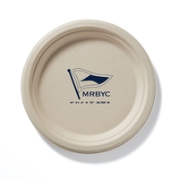 10" Compostable Brown Kraft Paper Plate