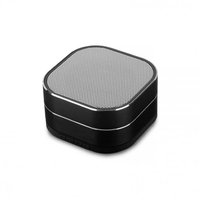 3" x 3" x 1 3/4" aluminum diamond-cut wireless Bluetooth speaker... from ASI...