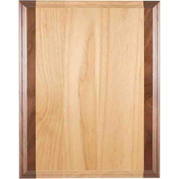 9" x 12" engraved alder and walnut solid hardwood plaques.... from ASI 92531...