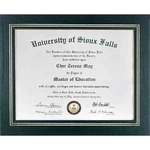 13.25" x 10.75" Black Certificate Holder