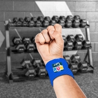 7.08"x3.54" ZIPPER POCKET WRISTBAND-FULL COLOR DYE-SUBLIMATED... from ASI...