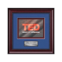 VividPrint award framed in our exquisite Caprera molding with your choice......