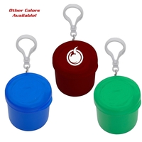 One size fits all polyethylene poncho in 2 1/4" x 2"... from ASI 57956...