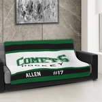 Team Blanket in Plush and cozy Mink Flannel Fleece, 50x60