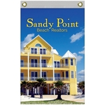 16" x 24" Standard Single Reverse Polyester Vertical Banners