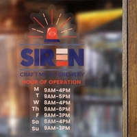 Custom clear vinyl decal for windows made from glossy material that... from...