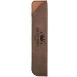 6.25" Light Brown Leatherette Pen Sleeve