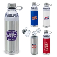 20 oz. Dual Open Stainless Steel Water Bottle... from ASI 31517 Admart Products