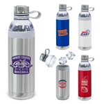 20 oz. Dual Open Stainless Steel Water Bottle