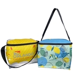 Full Color 6 Can Cooler with Foil Insulation