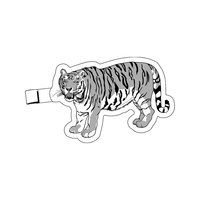 Tiger, Growling - Tiger - Plastic key tag with one piece... from ASI 71870 ZZ...