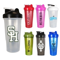 27 ounce transparent fitness shaker bottle with lid and mixing ball.... from...