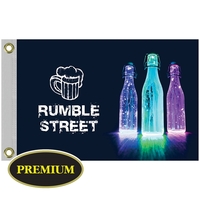 12" x 18" Full color printed Single Reverse Knitted Polyester Flag... from...