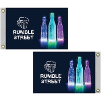 12" x 18" Full color standard double sided printed knitted polyester... from...