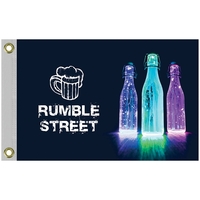 12" x 18" Full Color Digitally Printed Single Reverse Knit Poly... from ASI...