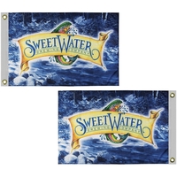 2' x 3' Full color standard double sided printed knitted polyester... from...