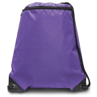 Zipper Drawstring Backpack