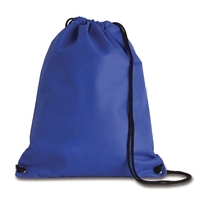 Non-woven drawstring bag with grommets bottom and black drawstring.... from...