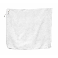 Large rally towel feature hemmed edges, grommet and hook.... from ASI 66230...