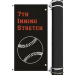 38" x 18" Custom SunbrellaAvenue Banner-2 Color Imprint