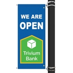 54" x 22" Custom SunbrellaAvenue Banner-3 Color Imprint