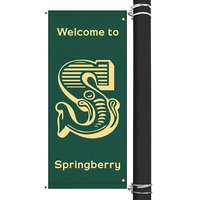 60" X 30" 1 Color Custom Sunbrella Avenue Banner... from ASI 80228 Quinn