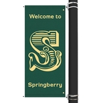 60" x 30" Custom SunbrellaAvenue Banner-1 Color Imprint