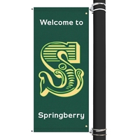 60" X 30" 2 Color Imprint Custom Sunbrella Avenue Banner... from ASI 80228 Quinn