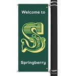 60" x 30" Custom SunbrellaAvenue Banner-2 Color Imprint