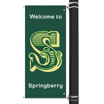 60" x 30" Custom SunbrellaAvenue Banner-3 Color Imprint