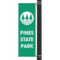 72" X 22" 1 Color Custom Sunbrella Avenue Banner... from ASI 80228 Quinn