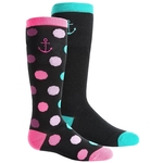 Knee High Jacquard Socks - Ocean Import