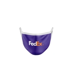 2 Ply Sublimated Polyester Face Mask